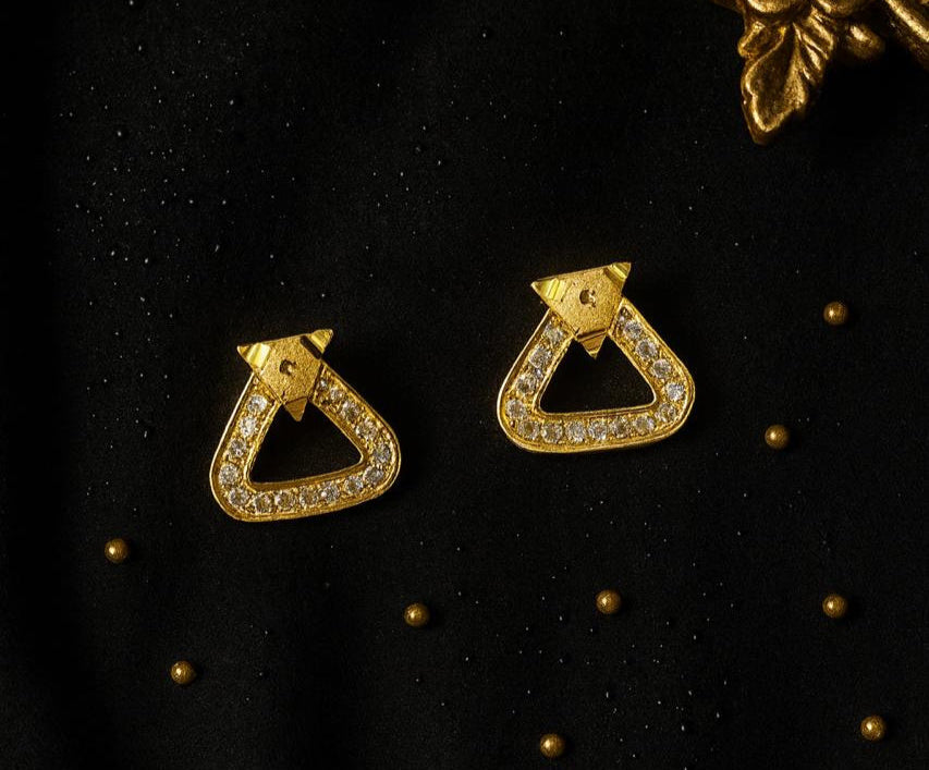 Golden Radiance Studs