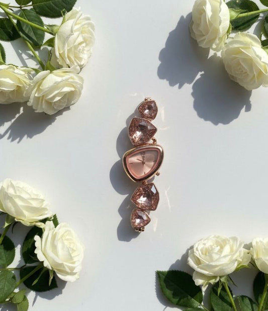 Crystal Embellished Analog Watch