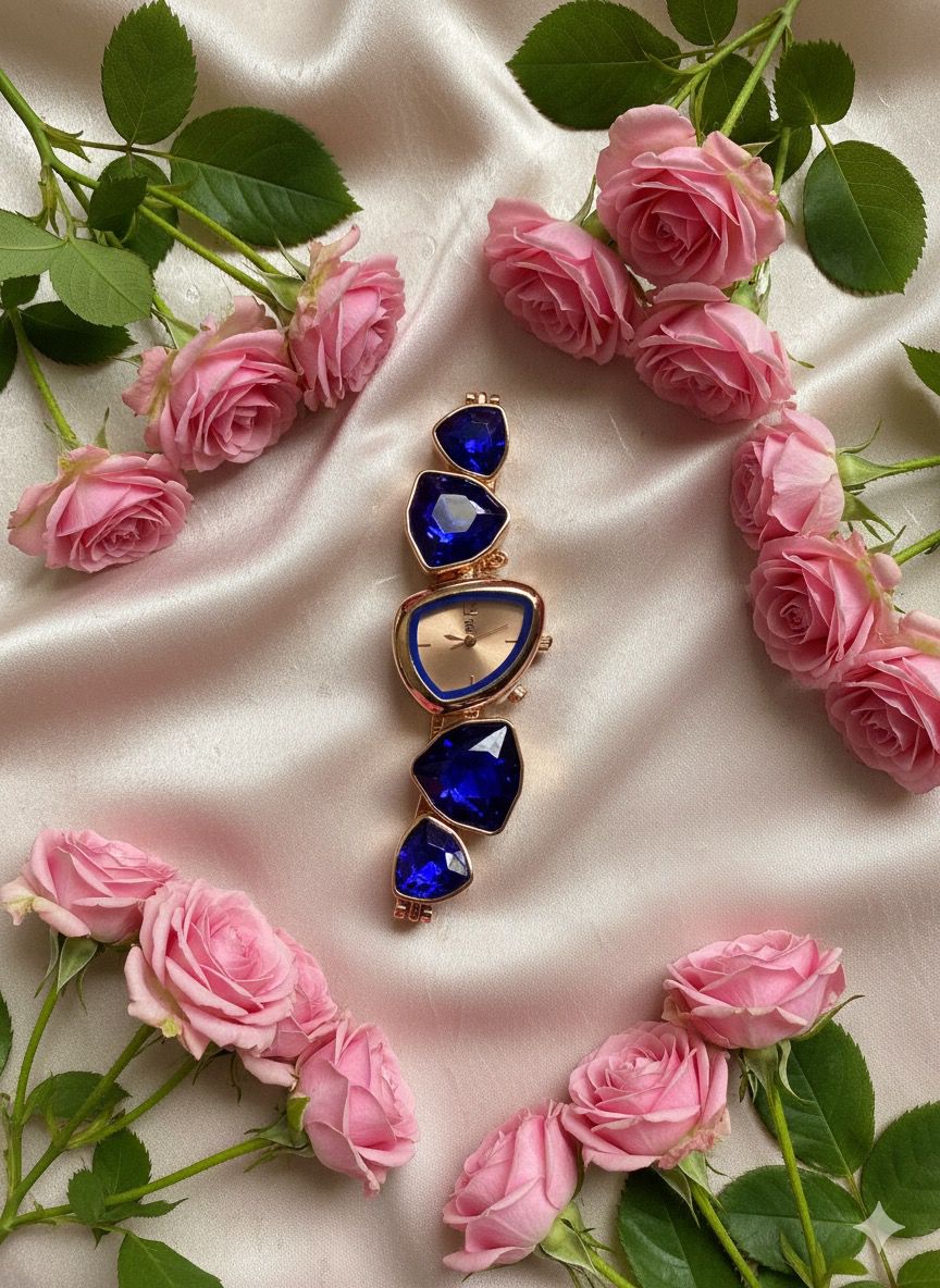 Crystal Embellished Analog Watch