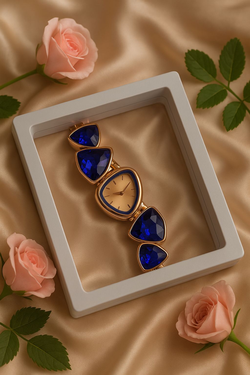 Crystal Embellished Analog Watch