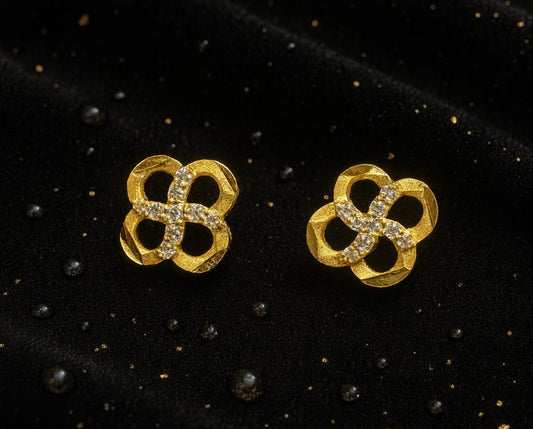 Golden Radiance Studs