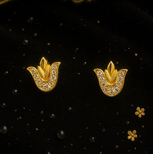 Golden Radiance Studs