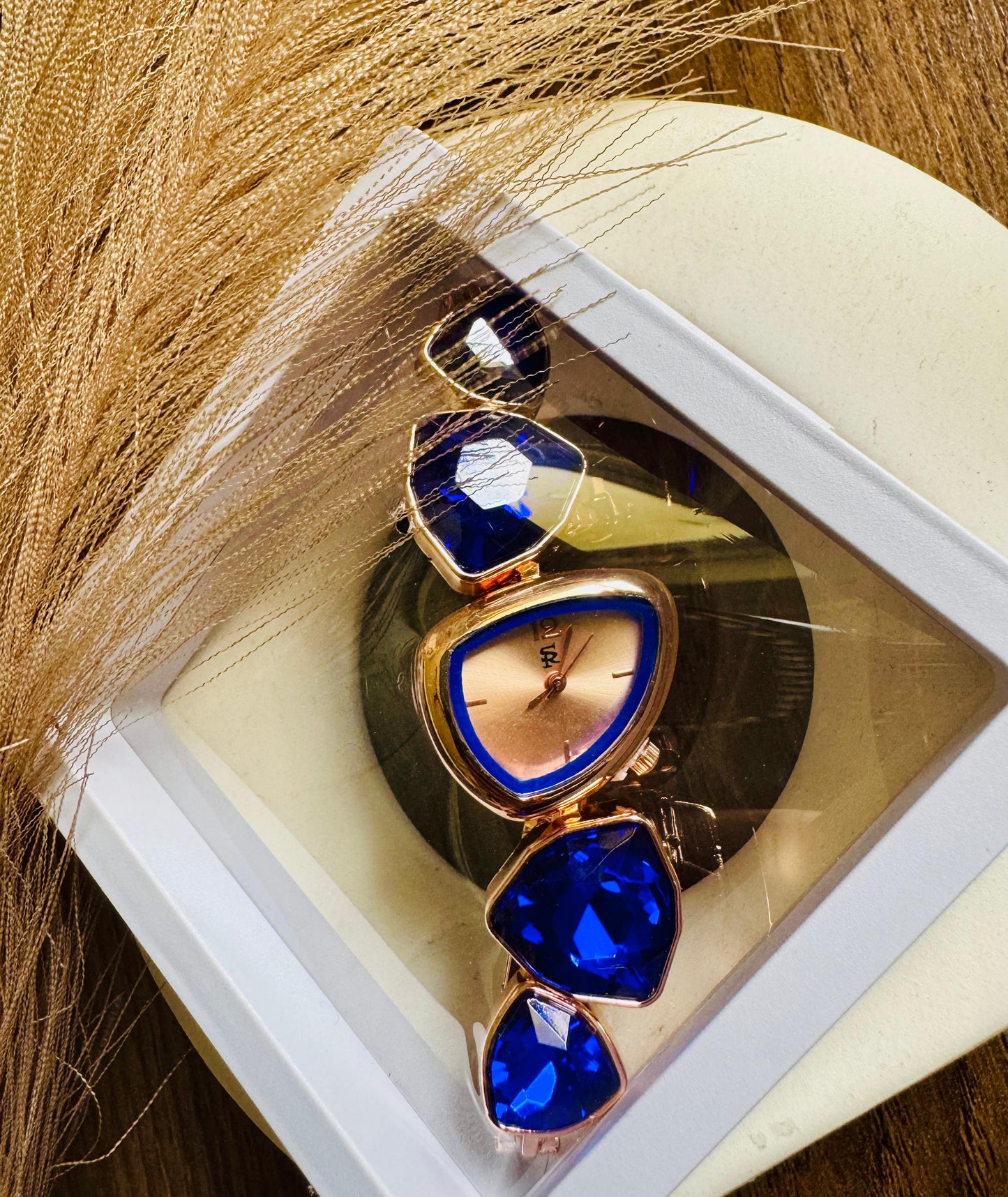 Crystal Embellished Analog Watch