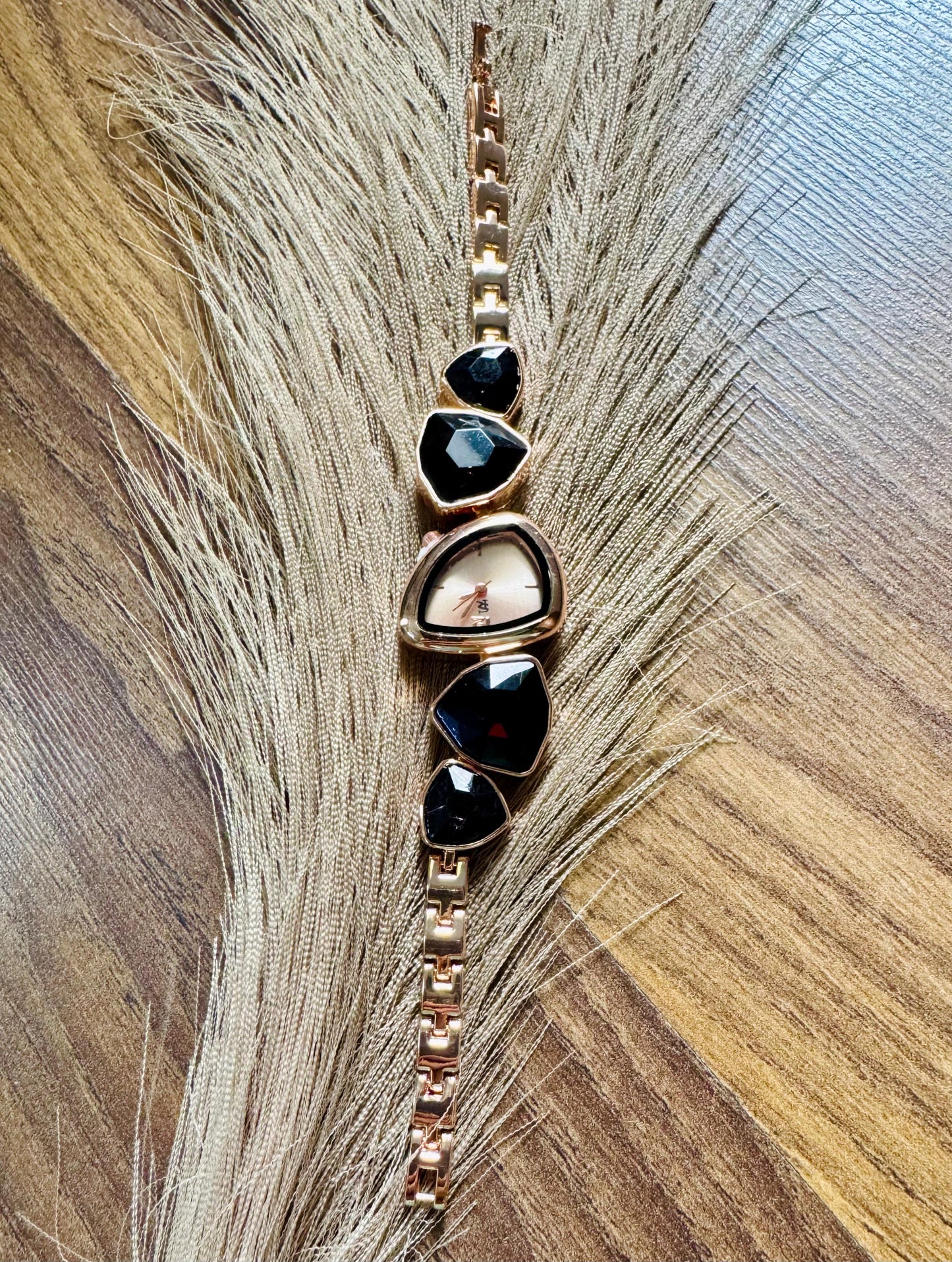 Crystal Embellished Analog Watch