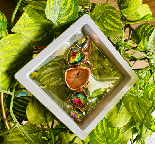 Crystal Embellished Analog Watch